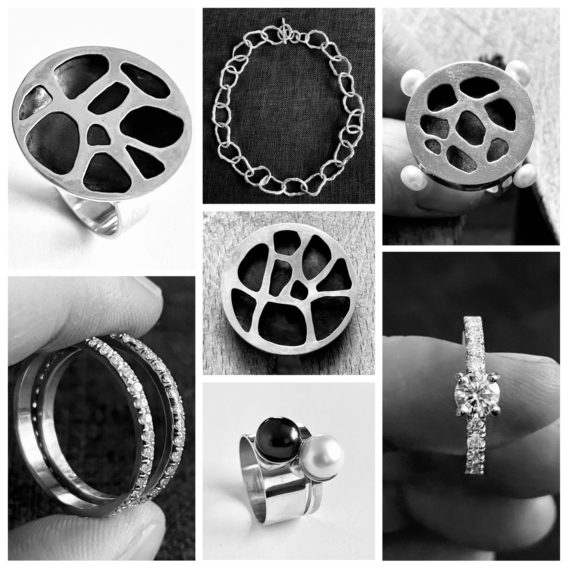 Handcrafted jewellery collection by Stefanie Lecompte