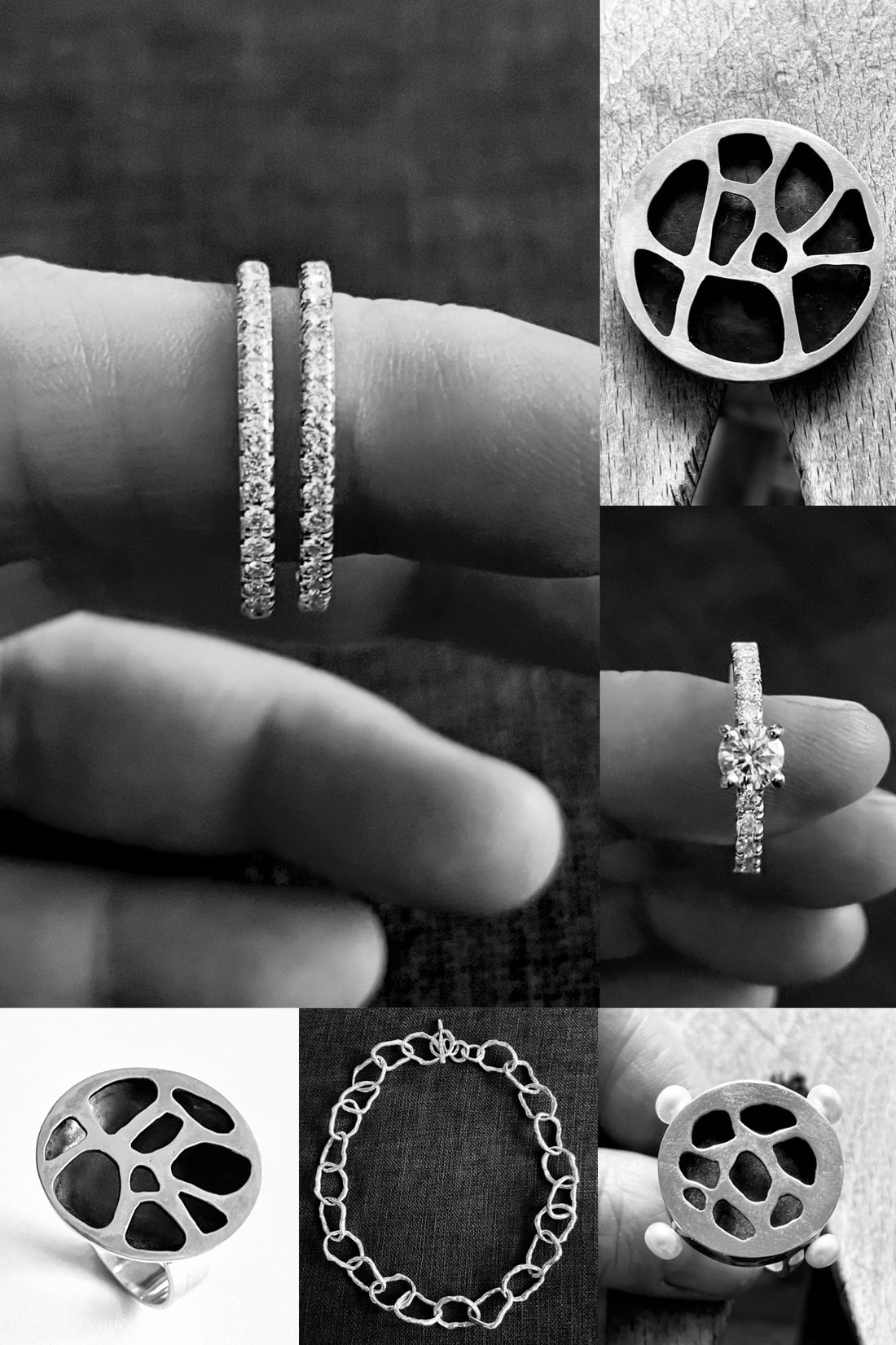 Handcrafted jewellery collection by Stefanie Lecompte
